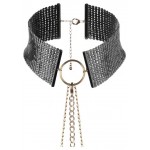 Стильный металлический ошейник-портупея Bijoux Indiscrets Desir Metallique Collar Black Стильный металлический ошейник-портупея Bijoux Indiscrets Desir Metallique Collar Black