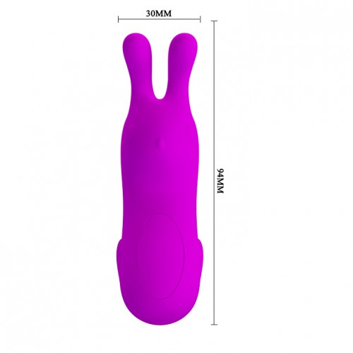 НАСАДКА НА ПАЛЕЦ С ВИБРАЦИЕЙ FINGER BUNNY 7 режимов вибрации, L 94 мм арт. BI-014605