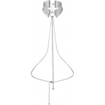 Стильный металлический ошейник-портупея Bijoux Indiscrets Desir Metallique Collar Silver