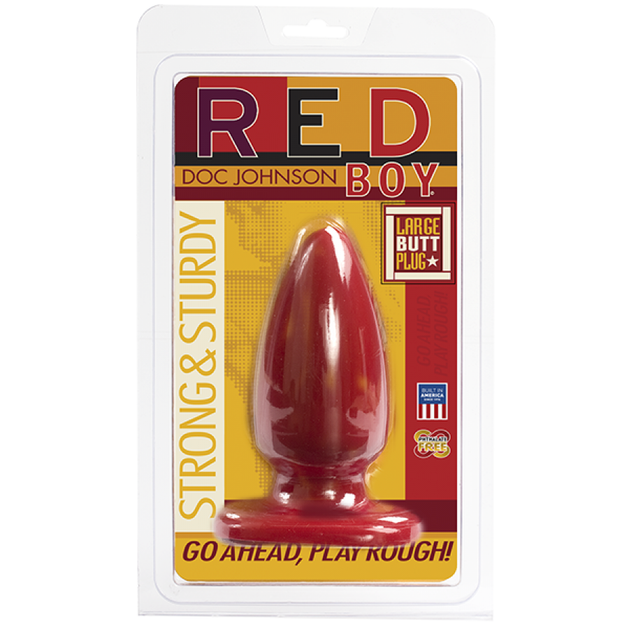 Анальная пробка Red Boy - Large 5 Butt Plug 0901-04