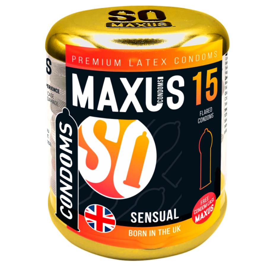 Презервативы Maxus Sensual, анатомические, 15 шт.