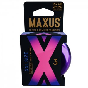 Презервативы MAXUS XXL, с увеличенным размером, 3 шт