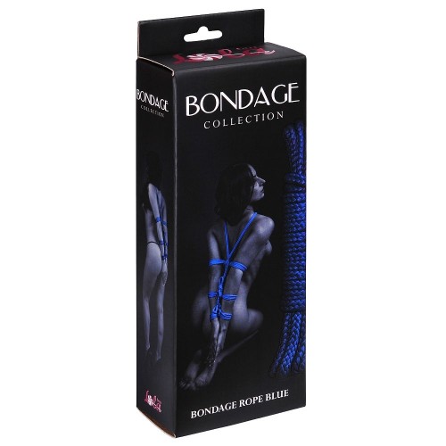 Веревка для бондажа Bondage Collection Blue- 9 м.