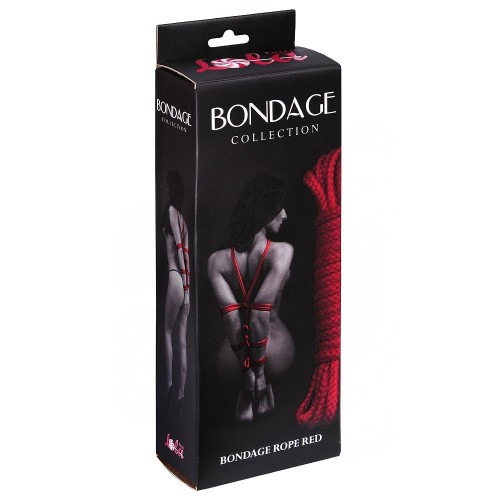 Веревка для бондажа Bondage Collection Red - 9 м.