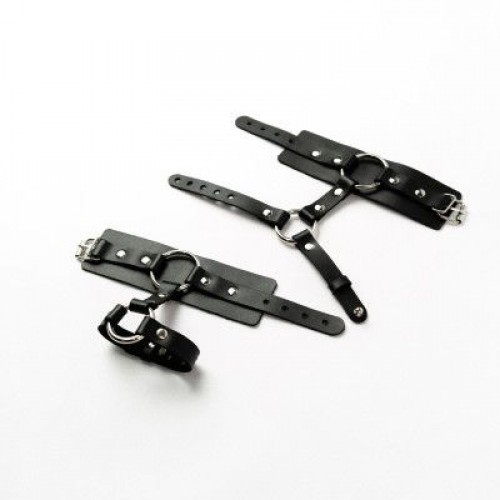 Наручники из натуральной кожи с креплением на кисть Crazy Handmade ch-1124