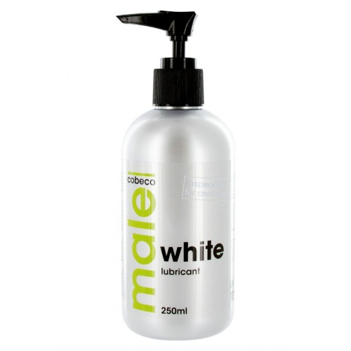 Анальная смазка на водной основе MALE Cobeco White Lubricant 250 мл.