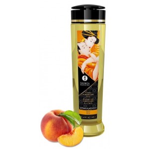 Массажное масло с ароматом персика Shunga Stimulation 240 мл