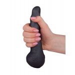 Насадка для страпона с рельефом BLACK BENT 19,5 х 3,5 см