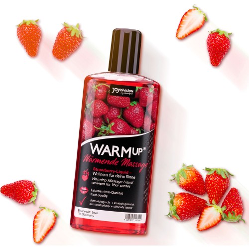 Съедобное массажное масло WARMup Strawberry, 150 мл