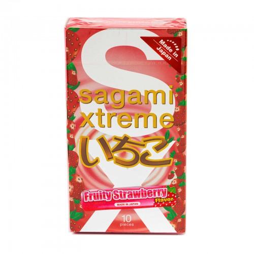 Презервативы Sagami Xtreme Strawberry 10 шт.