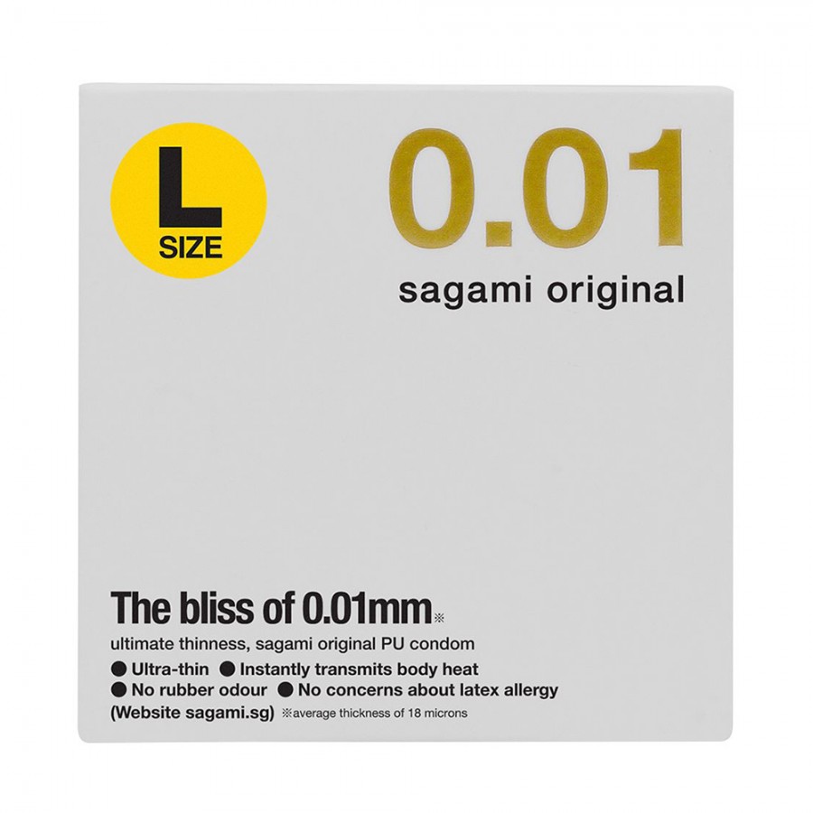 Презервативы полиуретановые Sagami Original 001 L-Size 1 шт.