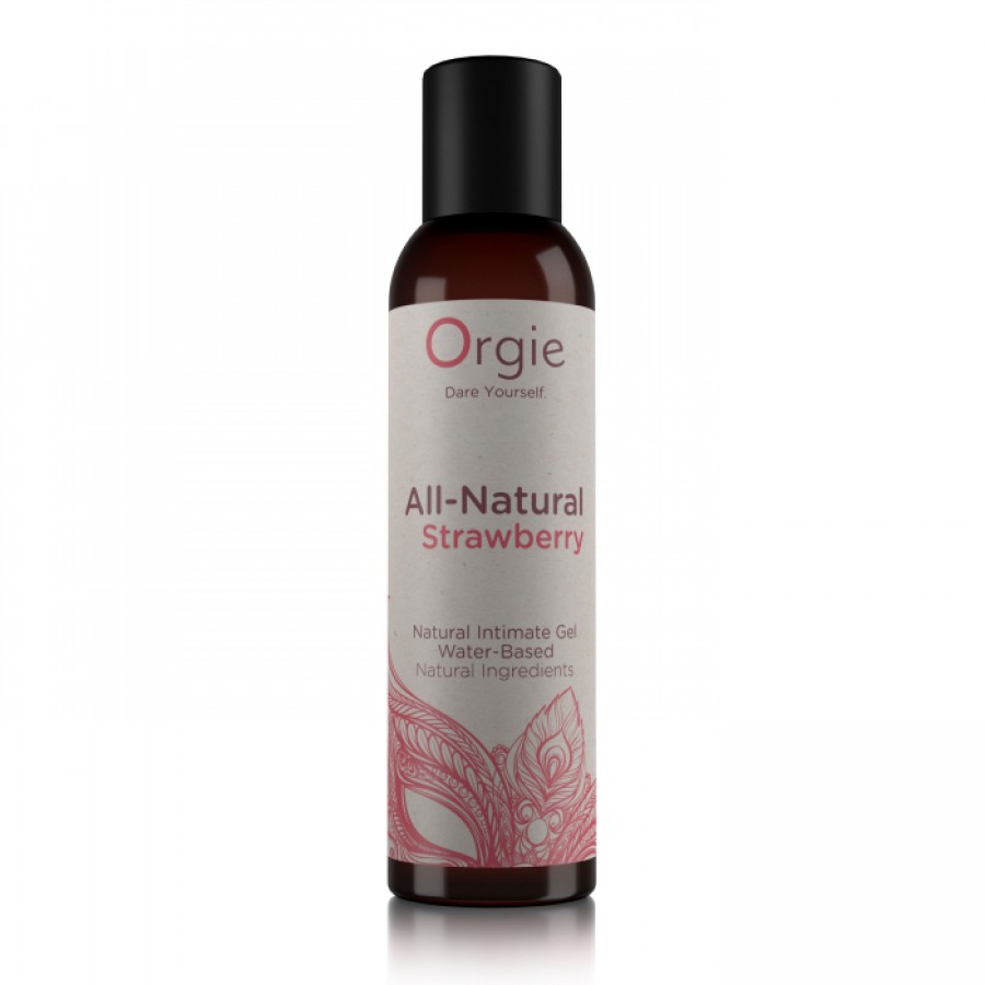 Интимный гель с ароматом клубники Orgie All Natural Strawberry, 150 мл