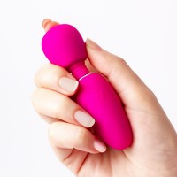 Мини-вибромассажер с насадками Nomi Tang Pocket Wand Pink