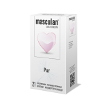 Презервативы Masculan Pur, 21 шт. Ультратонкие с увеличенным количеством смазки