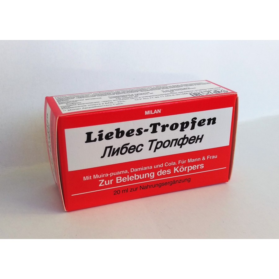 Возбуждающий БАД для женщин Milan ЛИБЕС ТРОПФЕН LIEBES TROPFEN 20 мл