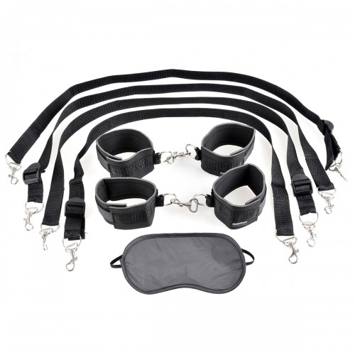 Набор для фиксации на кровати Pipedream Fetish Fantasy Cuff & Tether Set