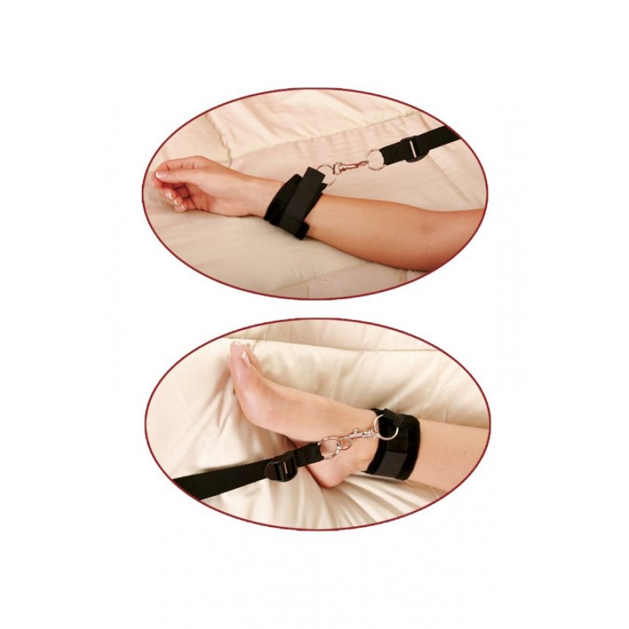 Набор для связывания на кровати Pipedream Fetish Fantasy Bed Bindings Restraint Kit