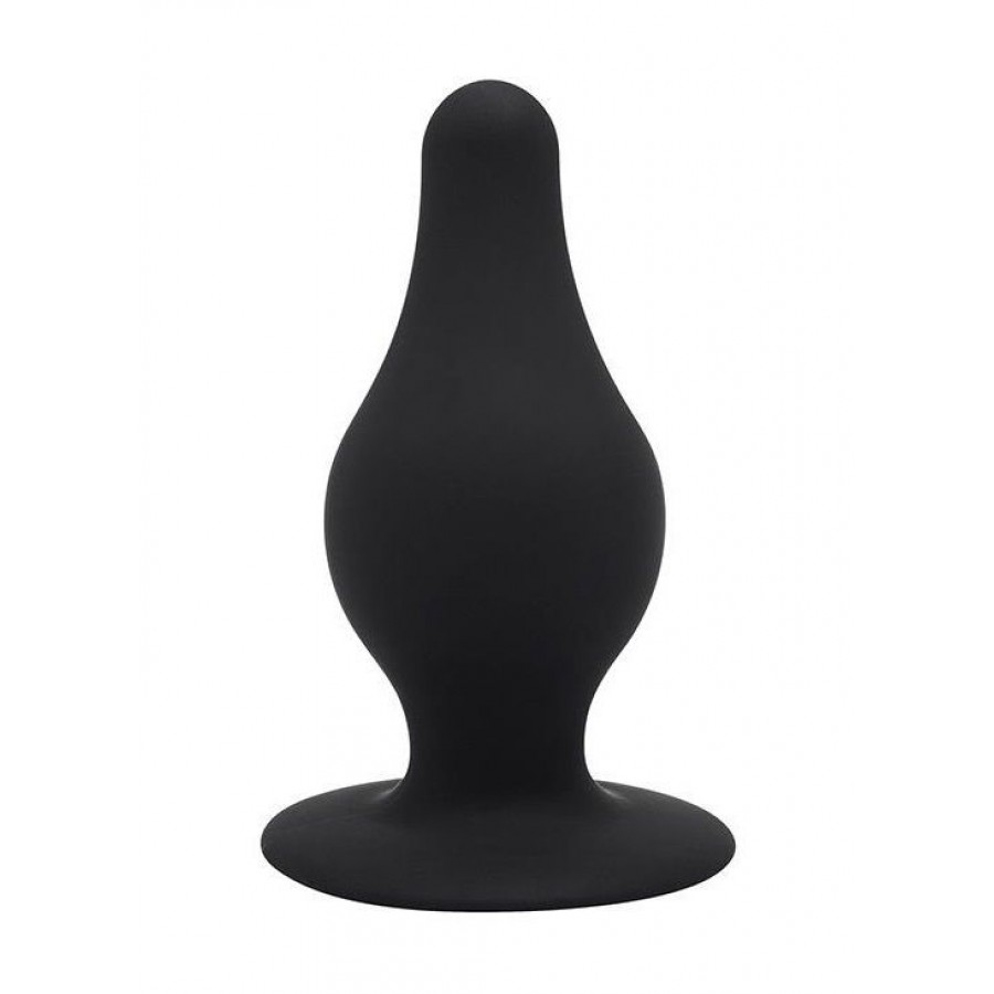 Термоактивная анальная пробка DUAL DENSITY PLEASURE PLUG M 9,3 х 3,8 см