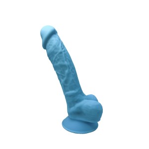 Термоактивный фаллоимитатор SileXD Model 1 7'' Blue