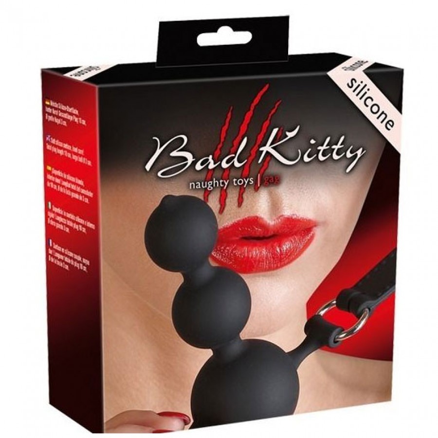 Силиконовый кляп Bad Kitty Knebel Balls