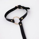 Портупея резная с золотой фурнитурой Crazy Handmade арт. CH-25012