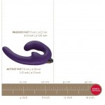 Анатомический страпон с вибрацией Fun Factory ShareVibe Purple