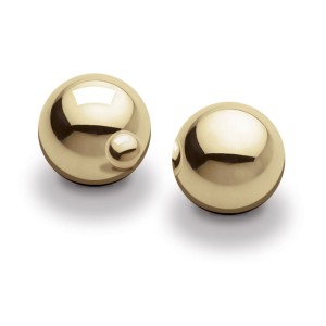 Металлические вагинальные шарики Pipedream Ben Wa Balls - Gold
