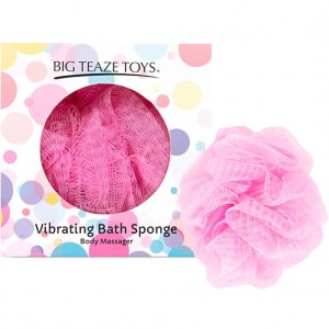 Спонж для душа с вибрацией Vibrating Bath Sponge Pink Спонж для душа с вибрацией Vibrating Bath Sponge Pink