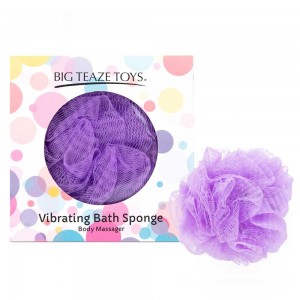 Спонж для душа с вибрацией Vibrating Bath Sponge Lilac