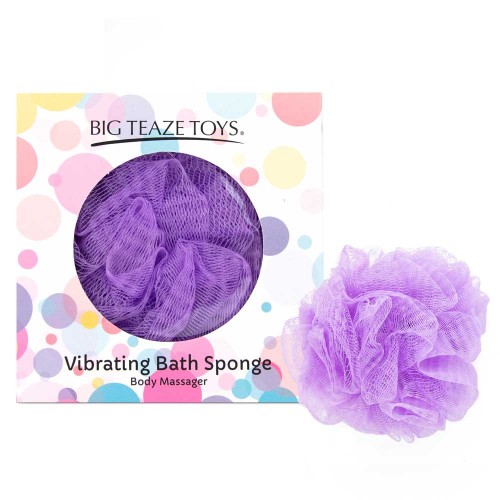 Спонж для душа с вибрацией Vibrating Bath Sponge Lilac