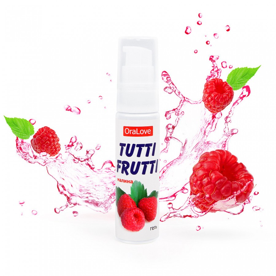 Гель для орального секса Bioritm Tutti-Frutti 30 г Малина