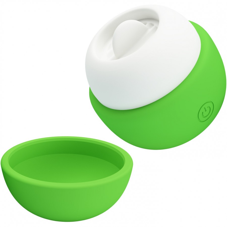 Вибратор для клитора с подвижным язычком Pretty Love Apple Secret