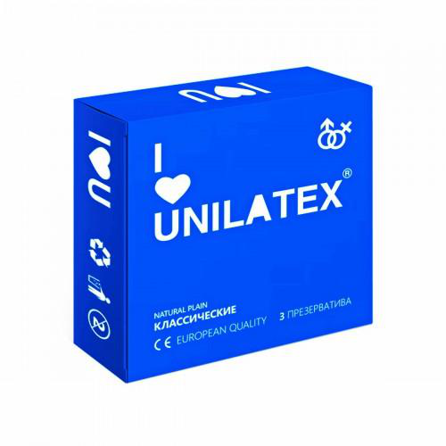 ПРЕЗЕРВАТИВЫ UNILATEX NATURAL PLAIN 3 шт