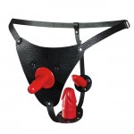 Трусики для страпона с анальной и вагинальной насадками Sitabella Your Secret Desire