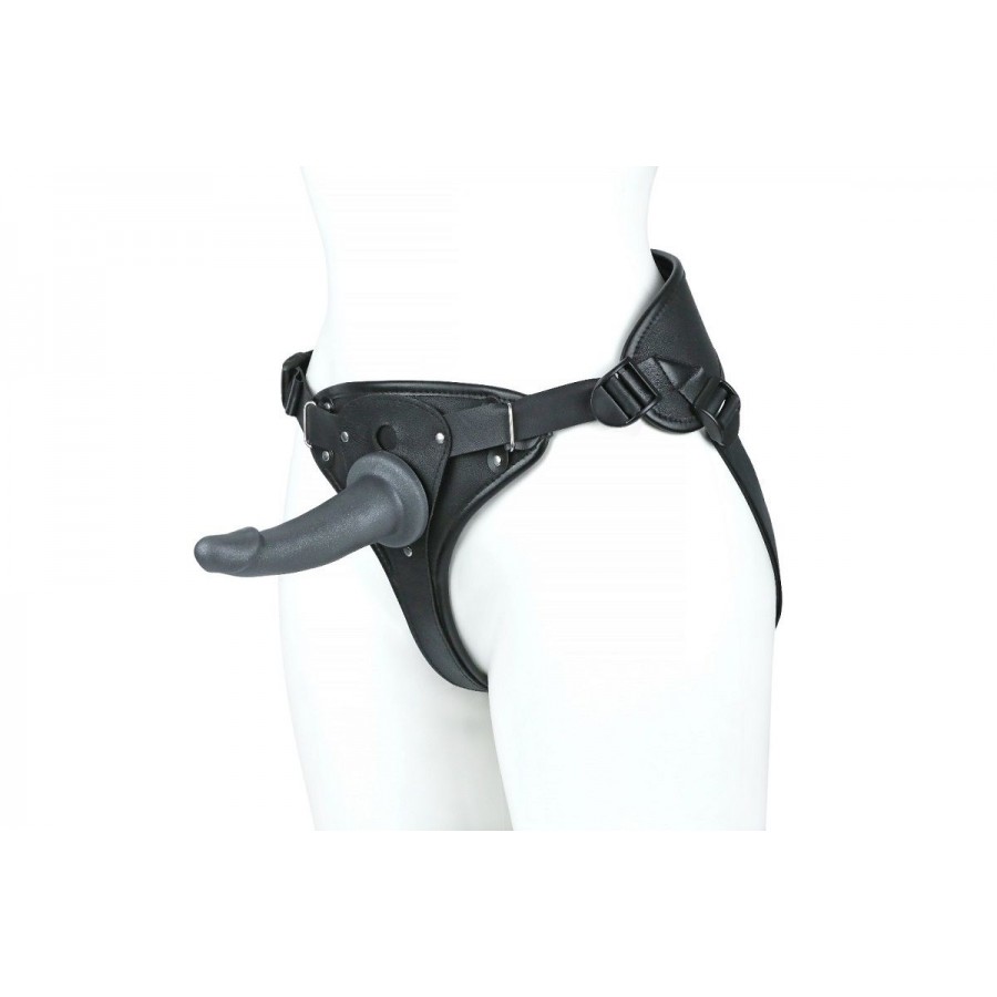 Женский страпон с вагинальной пробкой LOVETOY 17/16 см х 4/3,8 см 333903