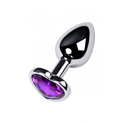 Анальная пробка с фиолетовым кристаллом 7 х 2,7 см Анальная пробка с фиолетовым кристаллом 7 х 2,7 см