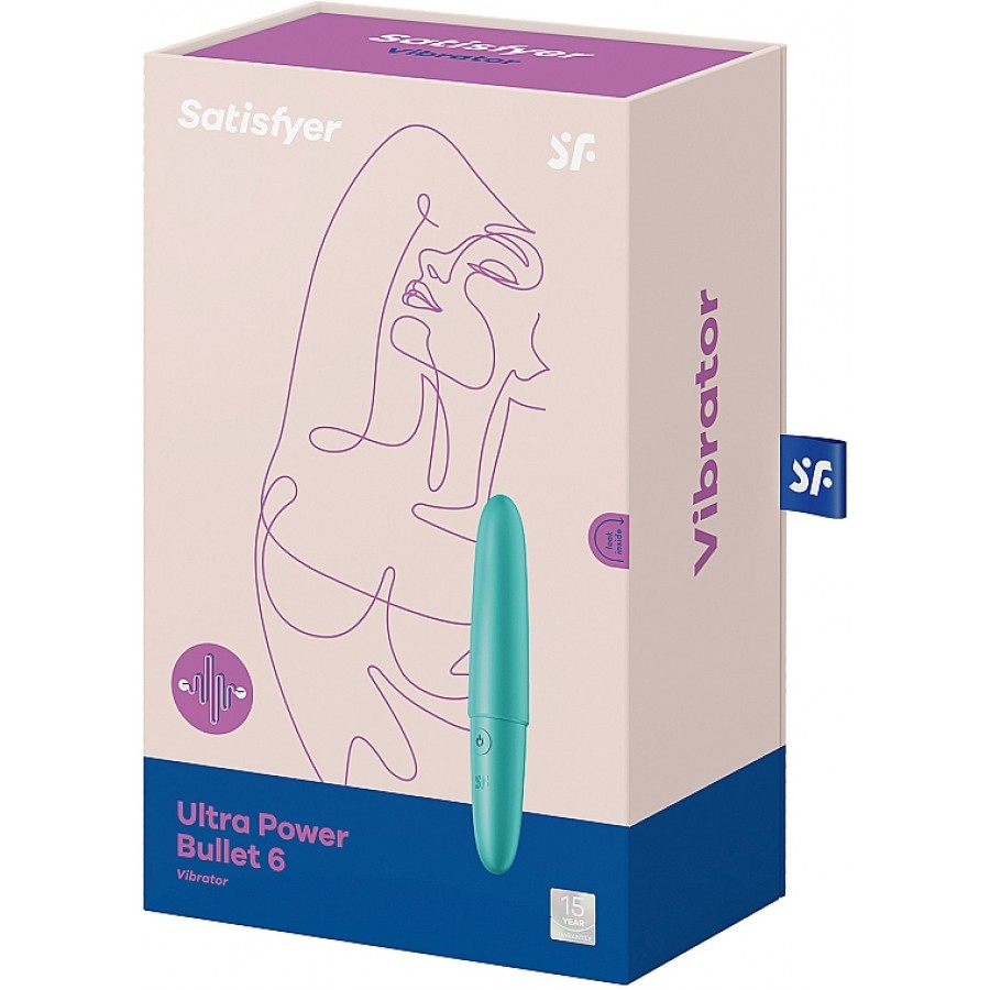 Мощная вибропуля Satisfyer Ultra Power Bullet 6 Mint