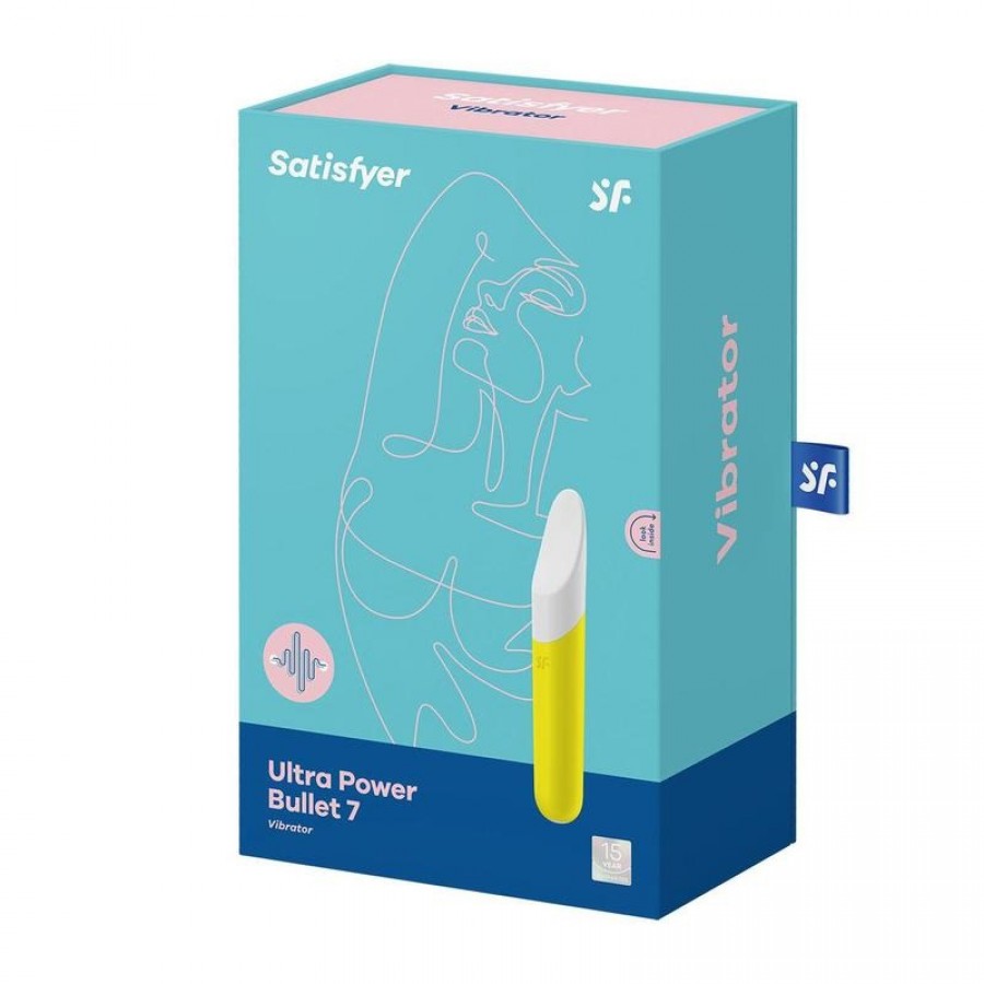 Мощная вибропуля Satisfyer Ultra Power Bullet 7 Yellow