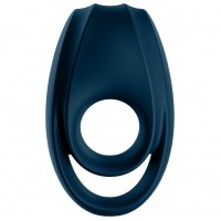 Двойное эрекционное кольцо с вибрацией Satisfyer Incredible Duo Blue Двойное эрекционное кольцо с вибрацией Satisfyer Incredible Duo Blue