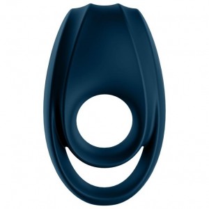 Двойное эрекционное кольцо с вибрацией Satisfyer Incredible Duo Blue