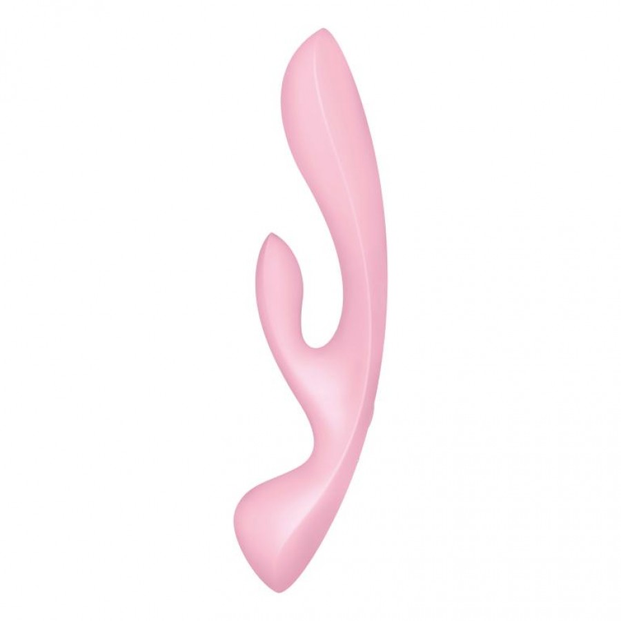 Вибратор-кролик 2 в 1 Satisfyer Triple Oh Pink