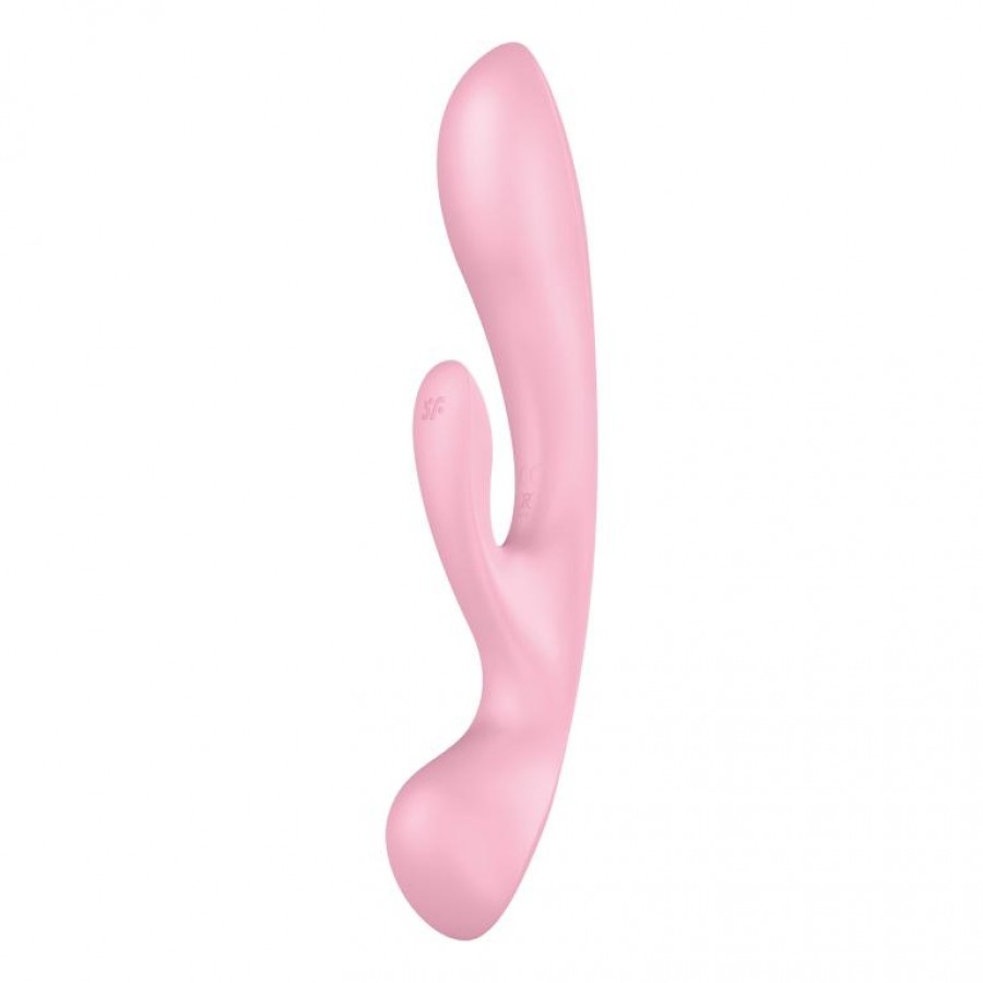 Вибратор-кролик 2 в 1 Satisfyer Triple Oh Pink