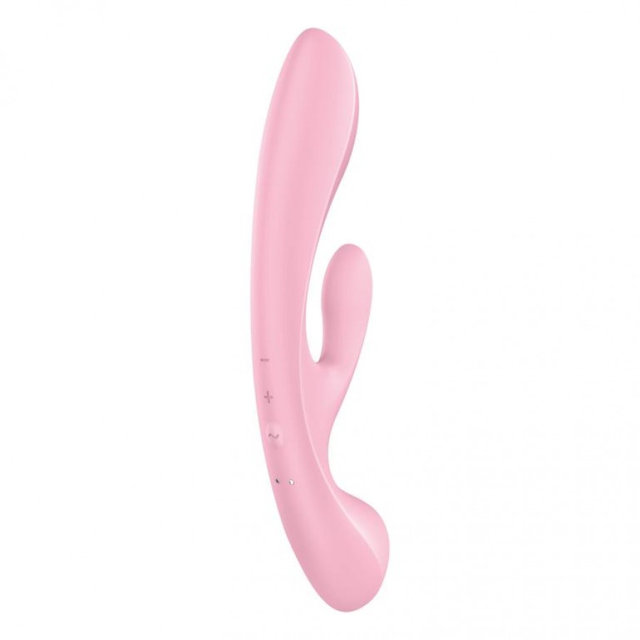 Вибратор-кролик 2 в 1 Satisfyer Triple Oh Pink