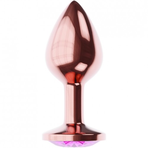 Металлическая анальная пробка Lola Diamond Quartz Shine L 8,3 x 3,3 см