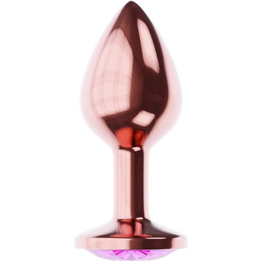 Металлическая анальная пробка Lola Diamond Quartz Shine L 8,3 x 3,3 см