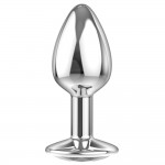 Большая анальная пробка Diamond Purple Sparkle XL 11 х 4,3 см 4028-02lola