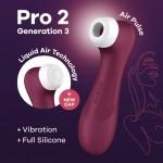Бесконтактный стимулятор клитора Satisfyer Pro 2 Generation 3 with Liquid Air with app