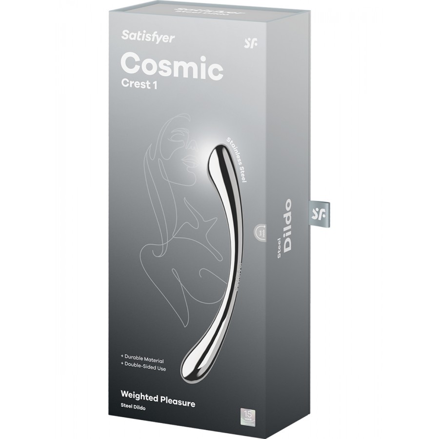 Уникальный фаллоимитатор из стали Satisfyer Cosmic Crest 1