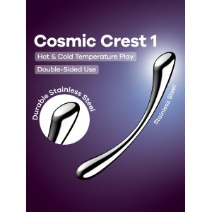 Уникальный фаллоимитатор из стали Satisfyer Cosmic Crest 1
