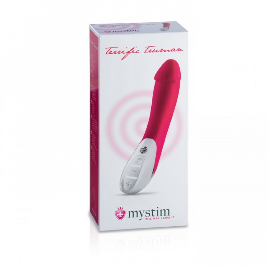 Классический вибратор Mystim Terrific Truman Naughty Pink
